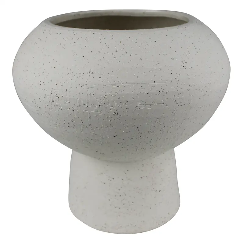 Cruz Vase - Large, White By HomArt