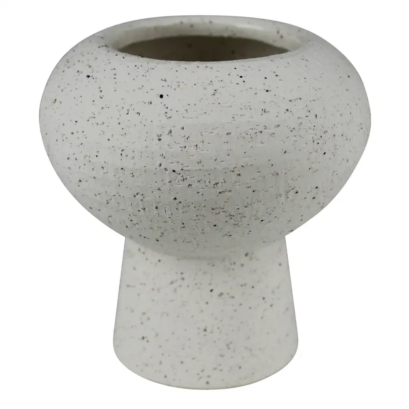 Cruz Vase - Small, White Set Of 2 By HomArt