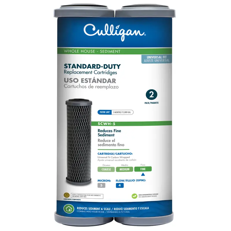 Culligan Sediment Carbon 5-Micron Universal Water Filter 15,000 gal. Capacity for HF-150A & HF-160 - Deal of The Week