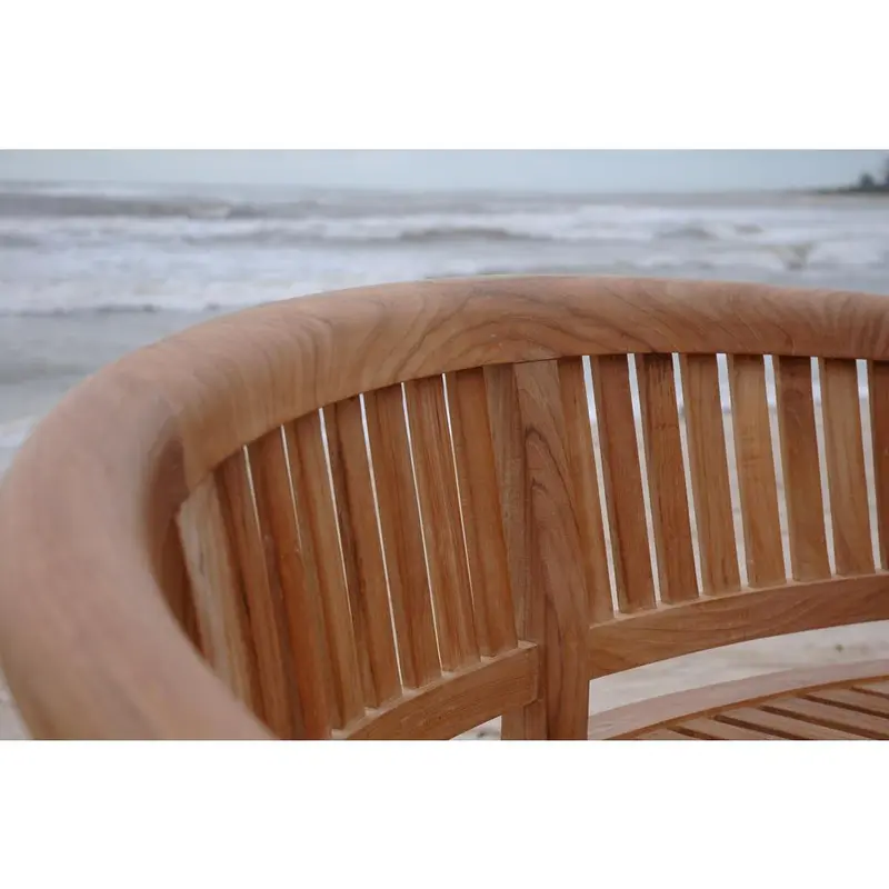 Curve 3 Seater Bench Extra Thick Wood By Anderson Teak