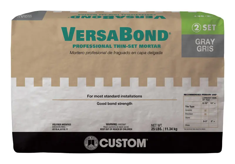 Custom Building Products VersaBond Gray Thin-Set Mortar 25 lb - Deal of The Week