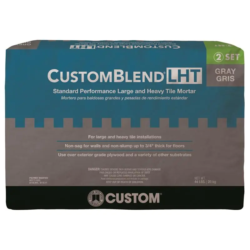 CustomBlend LHT Gray Thin-Set Mortar 44 lb