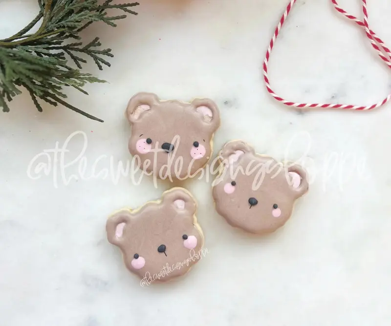 Cute Bear Face - Cookie Cutter