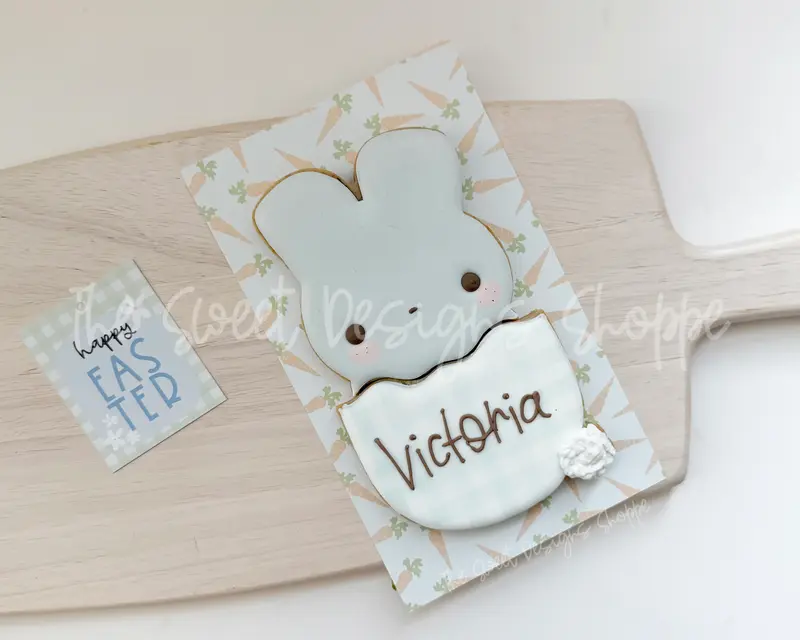 Cute Chunky Marshmallow Bunny in Egg Set - Set of 2 - Cookie Cutters
