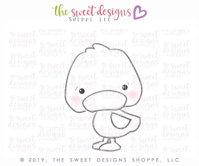 Cute Duck - Cookie Cutter