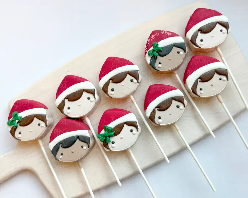 Cute Elf Face - Cake Pop Maker Set ( Cutter & Pusher)