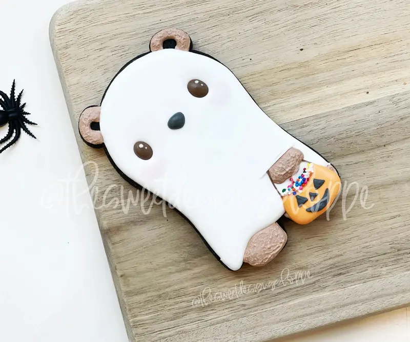 Cute Ghost Bear - Cookie Cutter
