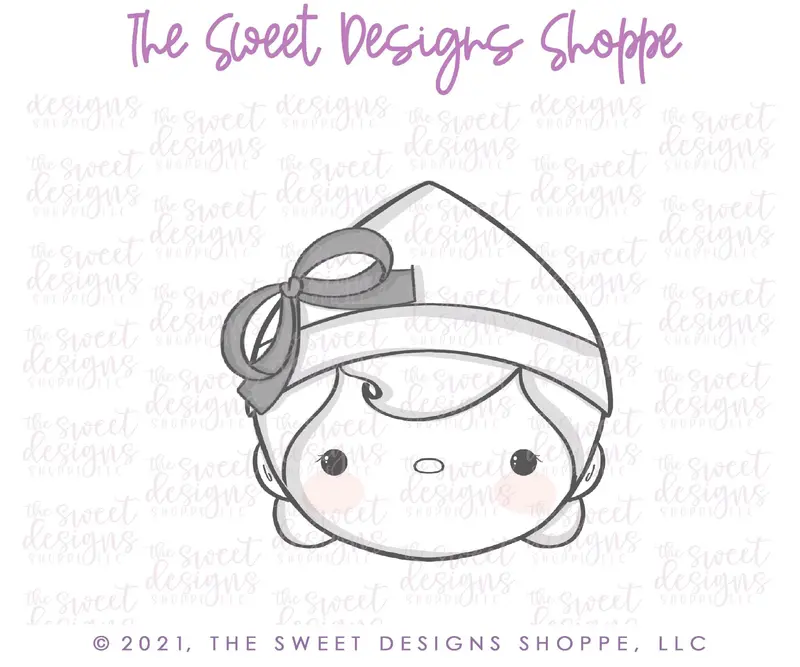 Cute Girl Elf Face - Cookie Cutter