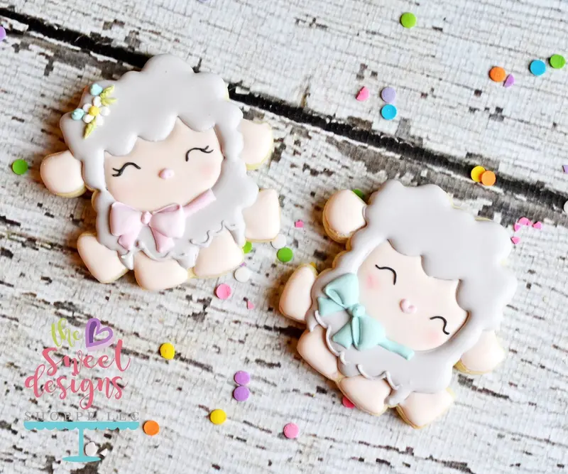 Cute Lamb v2- Cookie Cutter