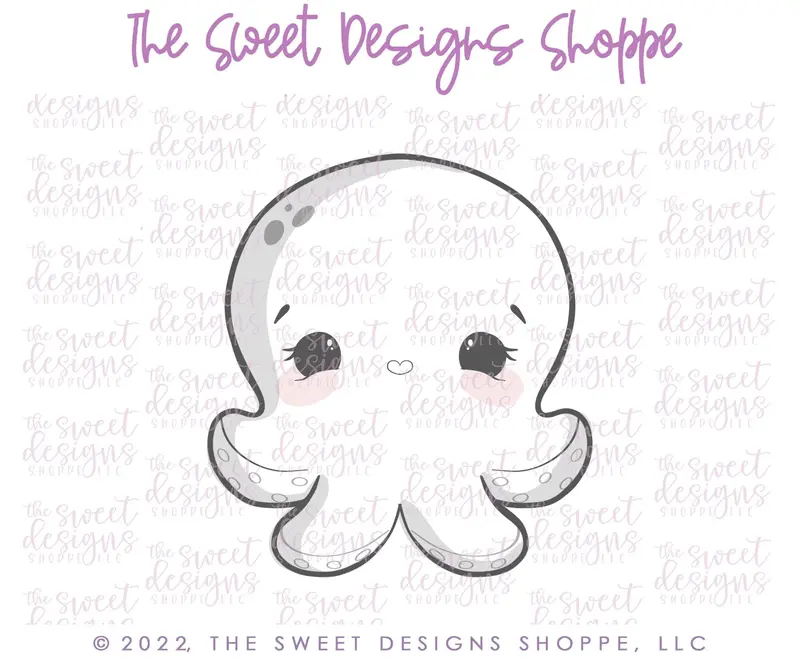 Cute Octopus - Cookie Cutter