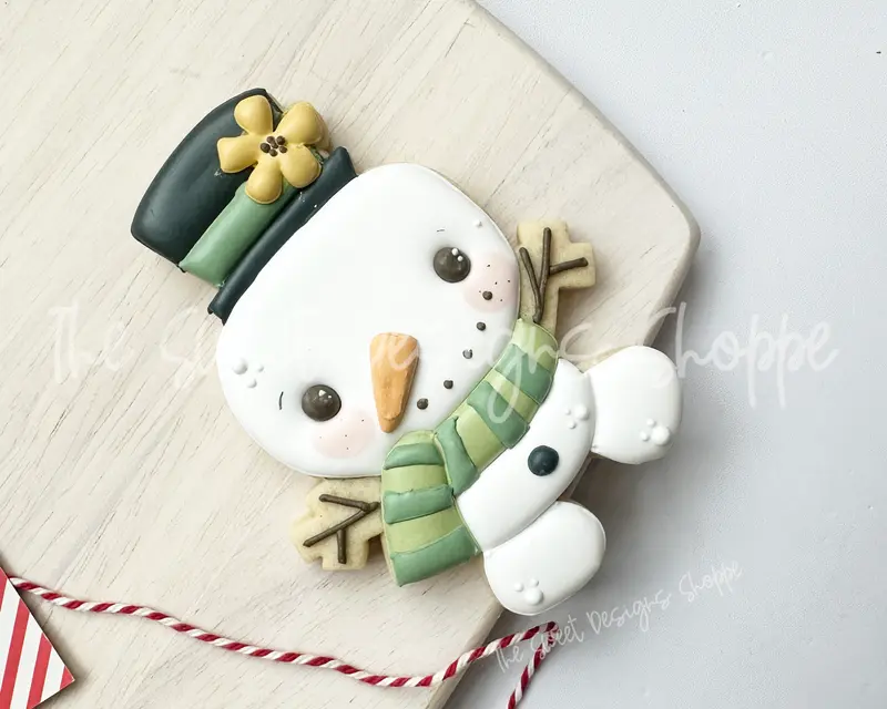 Cute Snowman V2 - Cookie Cutter