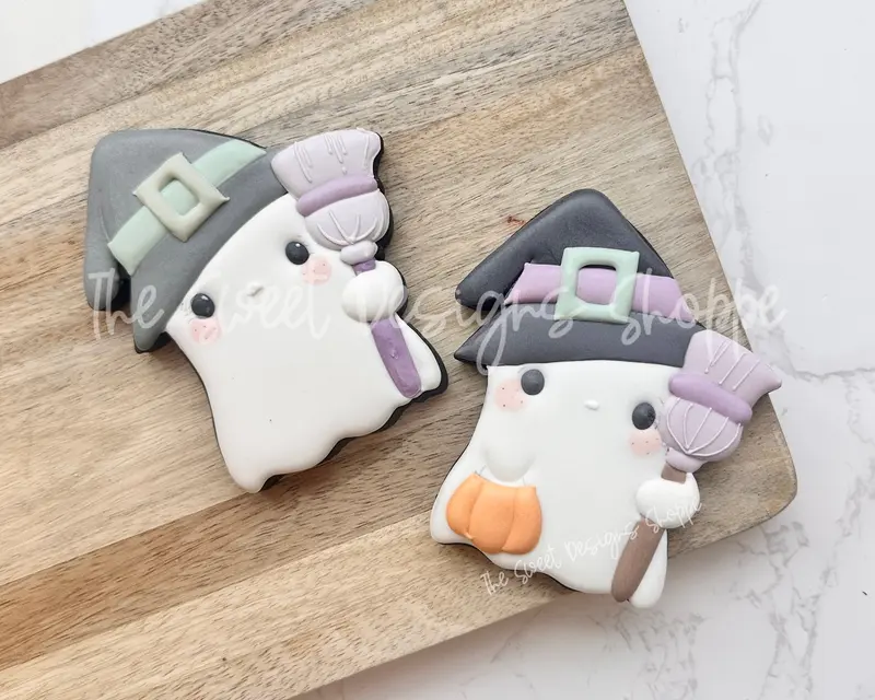Cute Witchy Ghost - Cookie Cutter