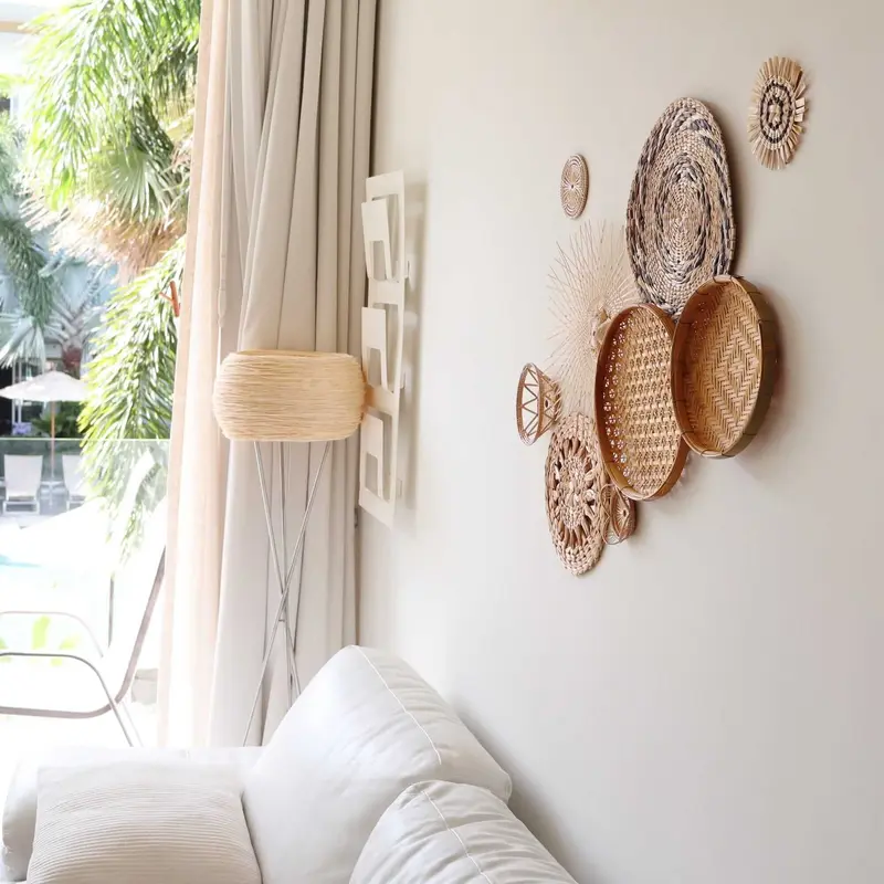 Da Nuch - Wall Hanging Art DeCor Set Of 9 By Thaihome