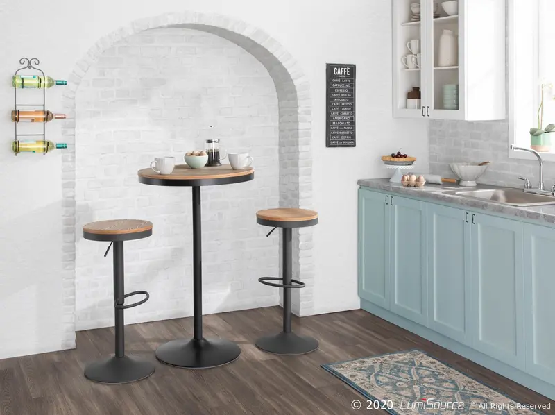 Dakota Barstool - Set of 2 By LumiSource - BS-DAK GY2