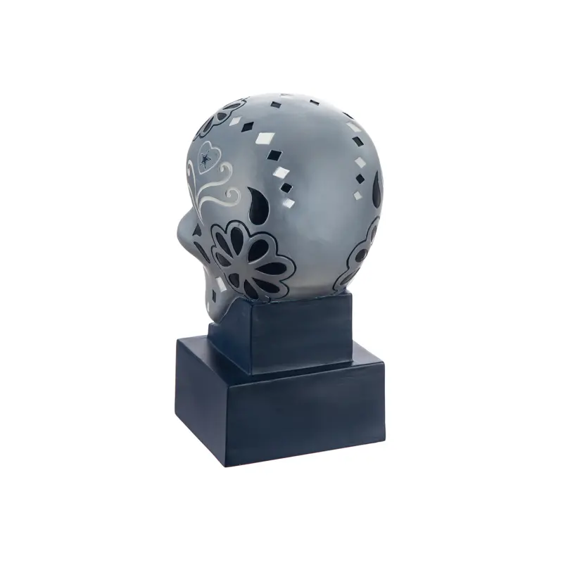 Dallas Cowboys, Sugar Skull Statue, Silver