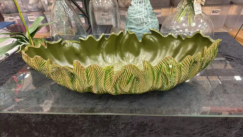 DAMAGED - NAPA Home & Garden Winslow Decorative Bowl - Green