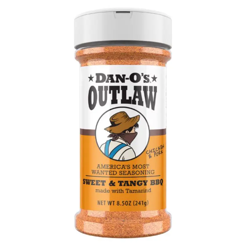 Dan-O's Outlaw Sweet & Tangy BBQ BBQ Seasoning 8.5 oz