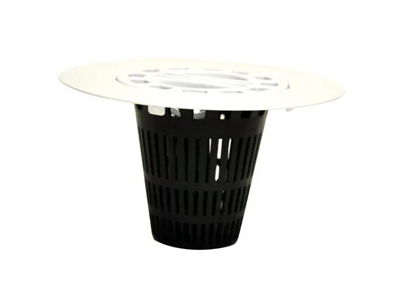 Danco 4-1/4 in. Polished Plastic Shower Drain Strainer - Open Box