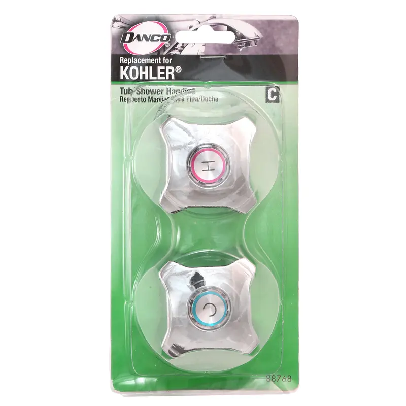 Danco For Kohler Chrome Tub and Shower Faucet Handles - Open Box
