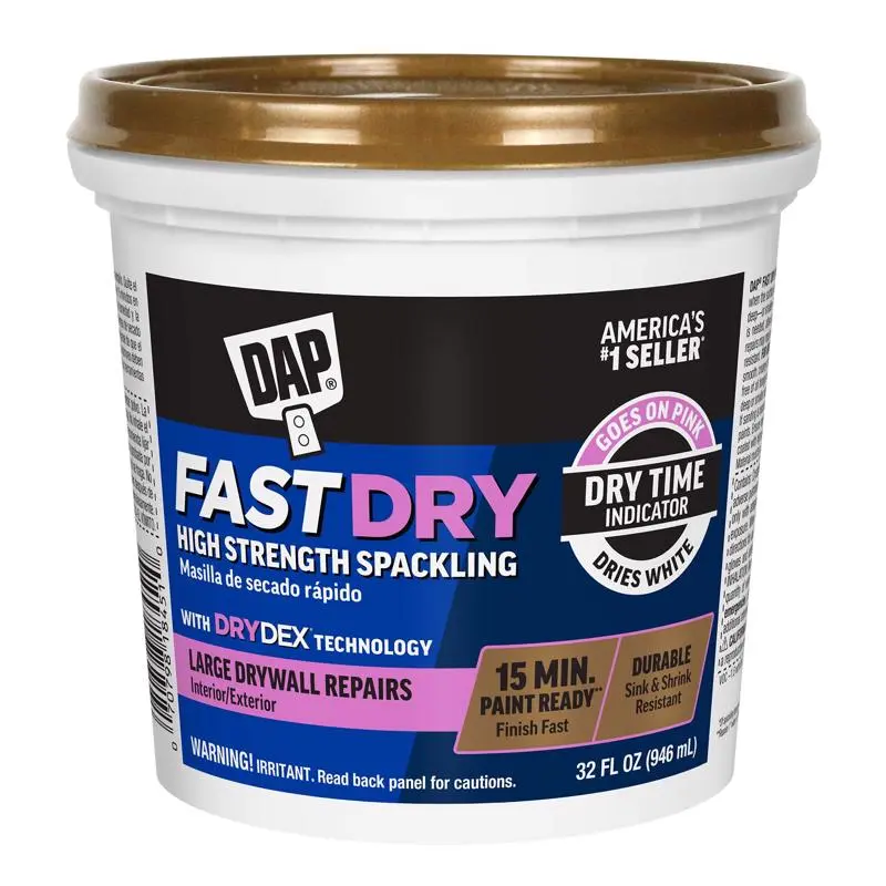 DAP Ready to Use Off-White Spackling Compound 32 oz (Pack of 8)