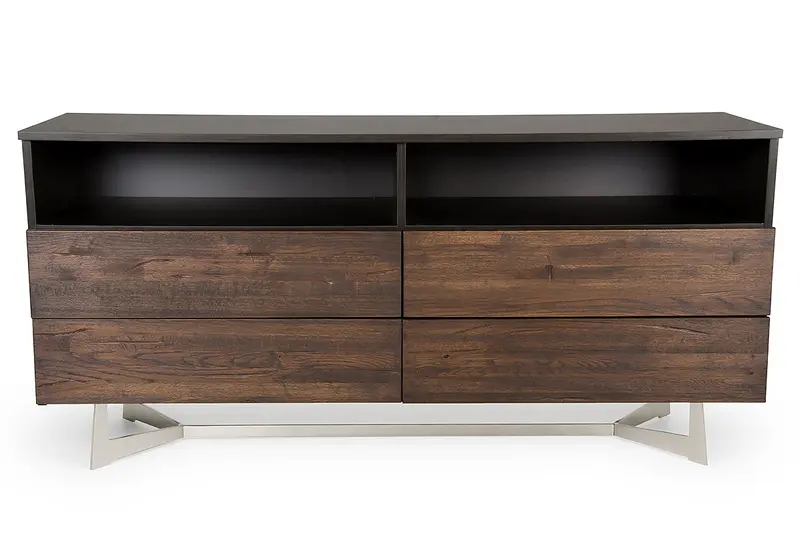 Dark Aged Oak Dresser Or Tv Stand By Homeroots
