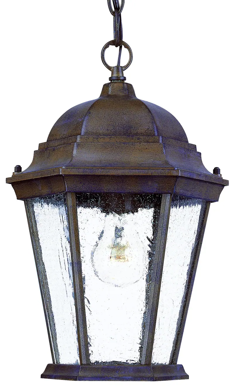 Dark Brown Domed Lantern Hanging Light By Homeroots