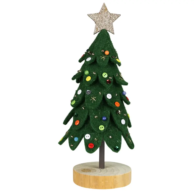 Dazzled Tree, Green Set Of 2 By HomArt