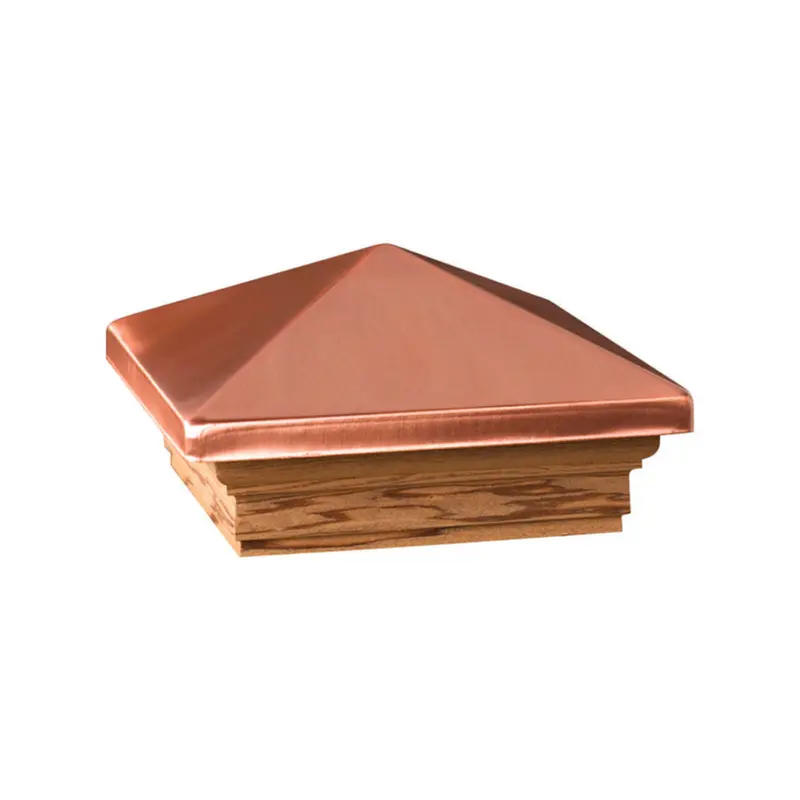Deckorators 3 in. H X 6 in. W X 6 ft. L Copper Wood Post Cap - Deal of The Week