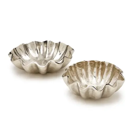 Decorative Round Serving Tray Set Of 4 By Tozai Home