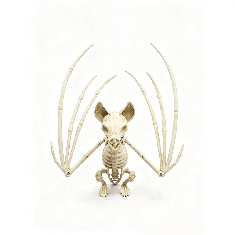 Decra Lite Skeleton Bat Halloween Decor (Pack of 6)