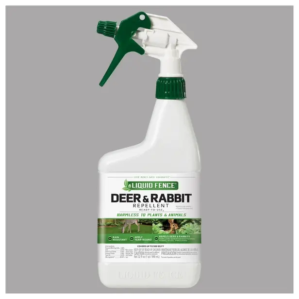 Deer & Rabbit Repellent Liquid Fence-32 oz