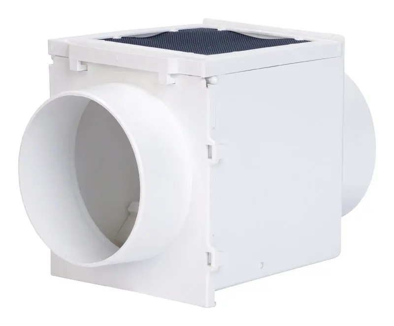 Deflect-O Jordan 5 in. L X 4 in. D Silver/White Aluminum Heat Diverter - Deal of The Week