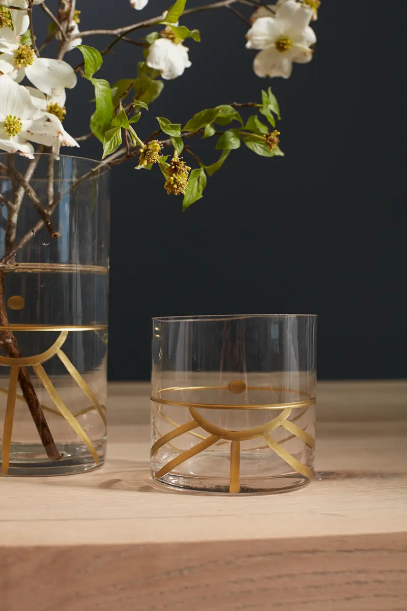 Delos Vase Set of 4 By Accent Decor