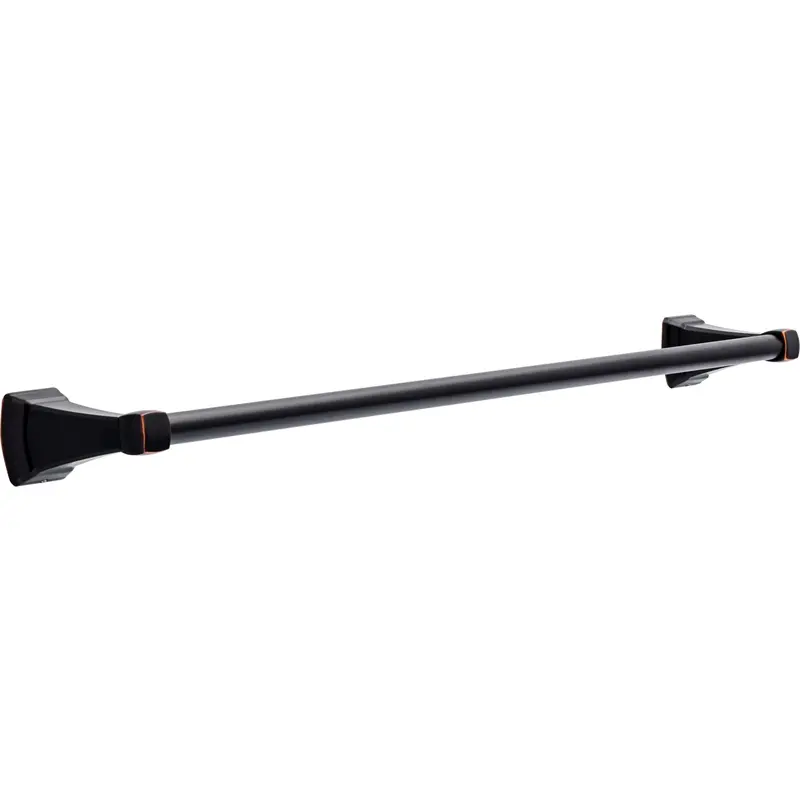 Delta Flynn Oil Rubbed Bronze Towel Bar 24 in. L Die Cast Zinc - Open Box