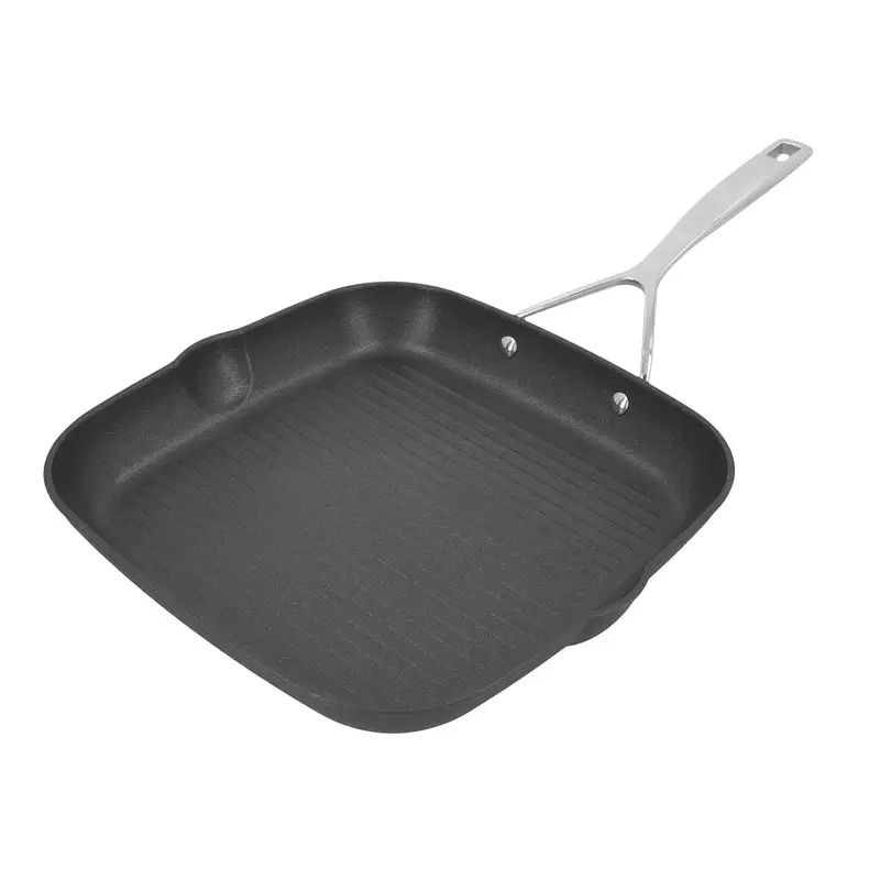 Demeyere AluPro 11-inch Aluminum Nonstick Perfect Pan Grill Pan