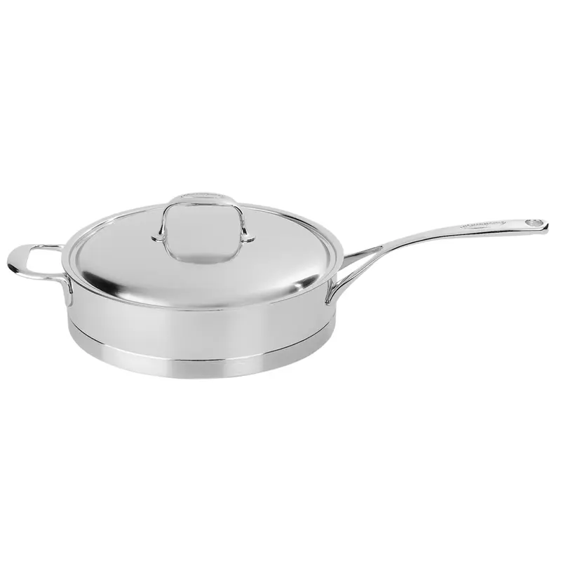 Demeyere Atlantis 3-Quart Stainless Steel Saute Pan With Helper Handle