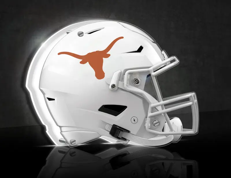 Desklite LED Decor, Helmet Shape, College Football,University of Texas