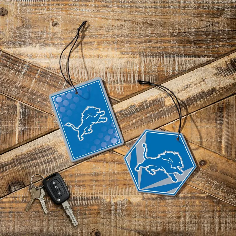 Detroit Lions Air Freshener, Set of 2