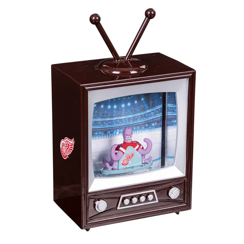 Detroit Red Wings Vintage TV Water Lantern