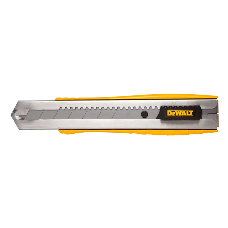 DeWalt 9-4/5 in. Self-Retracting Snap-Off Utility Knife Black/Yellow 1 pc - Deal of The Week