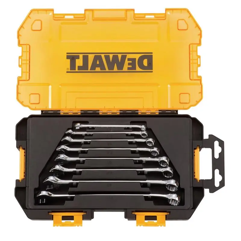 DeWalt SAE Combination Wrench Set 8 pc - Open Box