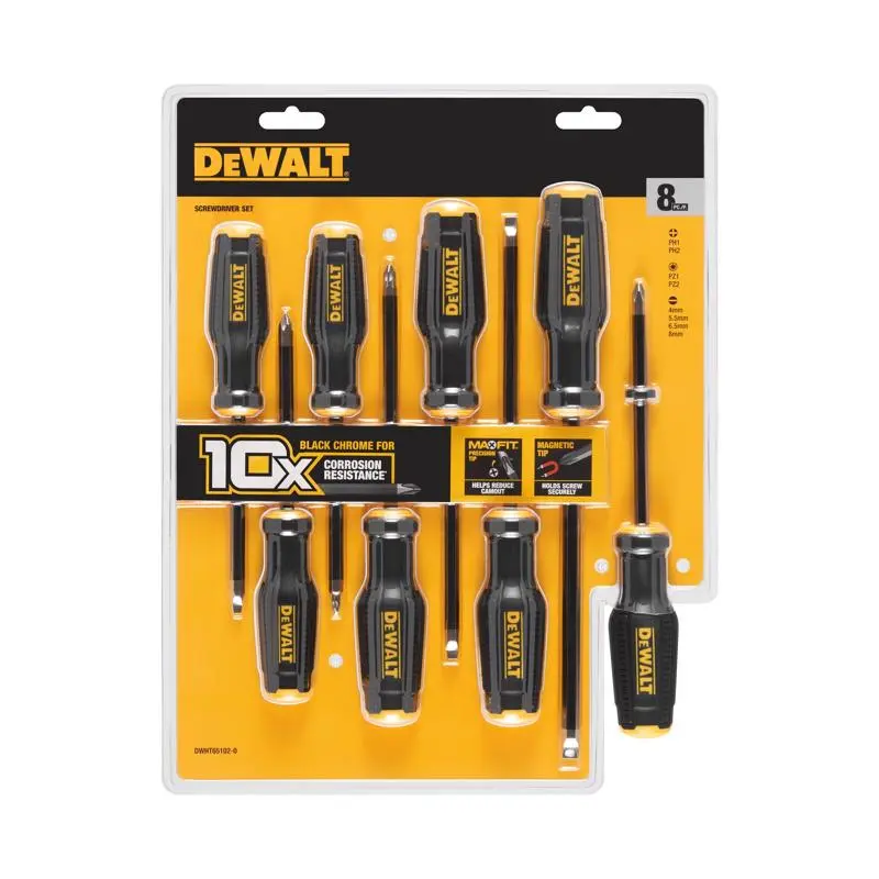 DeWalt ToughSeries Demolition Screwdriver Set 8 pc - Open Box