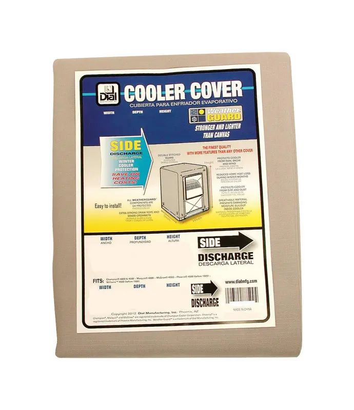 Dial 28 in. H X 28 in. W Gray Polyester Evaporative Cooler Cover - Open Box