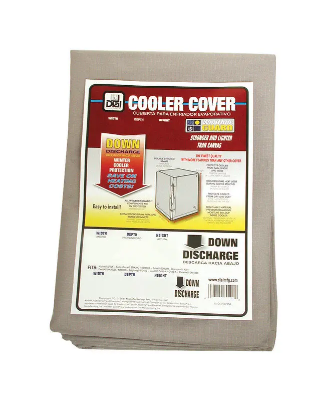 Dial 34 in. H X 28 in. W Gray Polyester Evaporative Cooler Cover - Deal of The Week