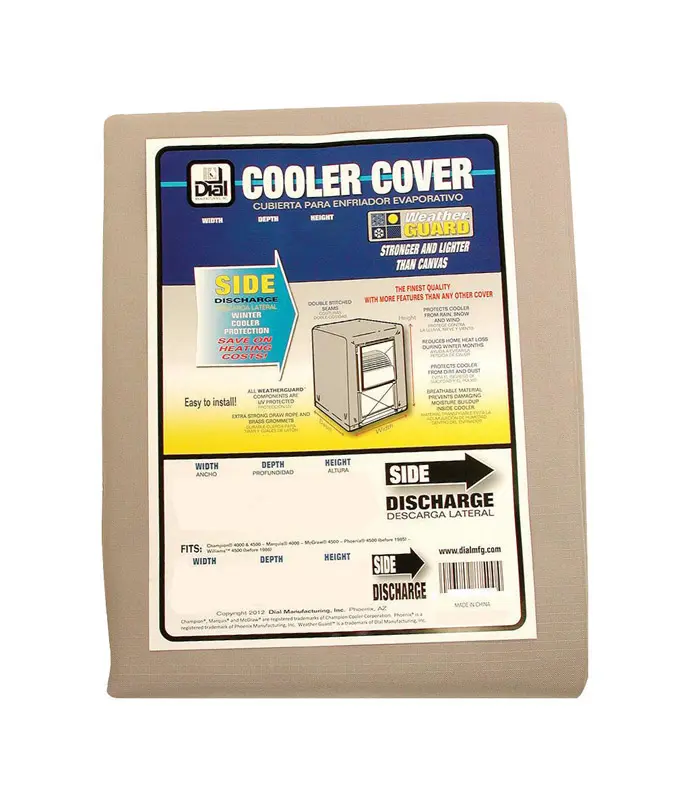 Dial 40 in. H X 34 in. W Gray Polyester Evaporative Cooler Cover - Open Box