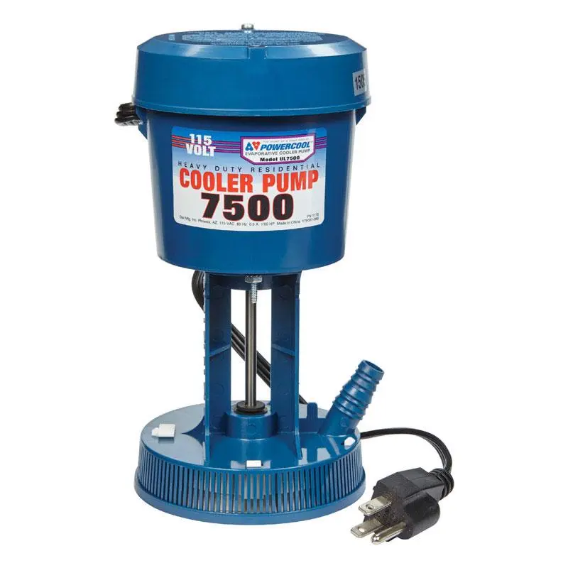 Dial 8-1/2 in. H X 4-1/2 in. W Blue Plastic Evaporative Cooler Pump - Open Box