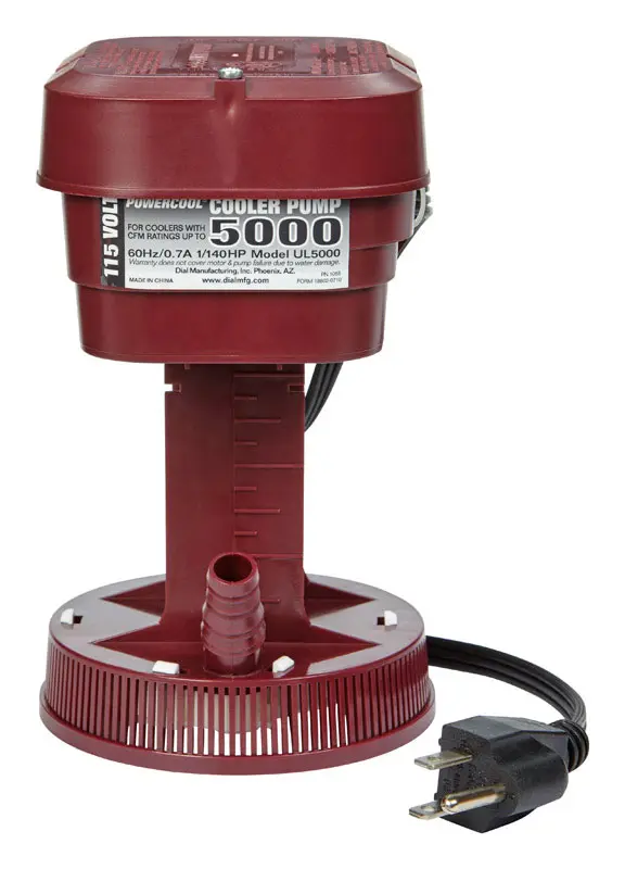 Dial Red Plastic Evaporative Cooler Pump - Deal of The Week