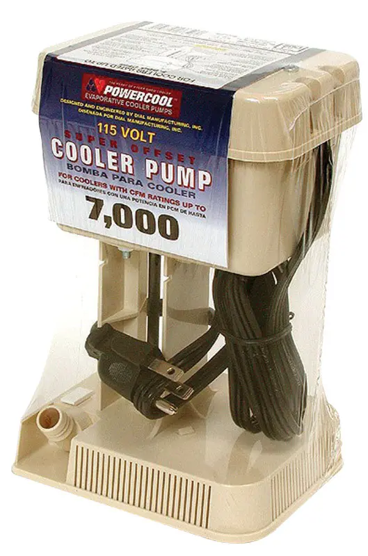 Dial Residential Economy Cooler Offset Pump for All Coolers 115V 7000 CFM and 250 GPH - Open Box
