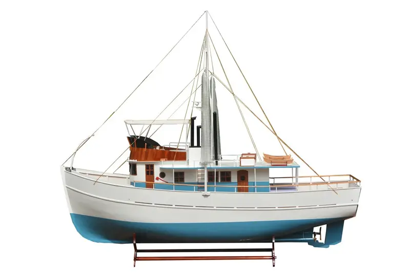 Dickie Walker XXXL Trawler Yacht Model By Homeroots