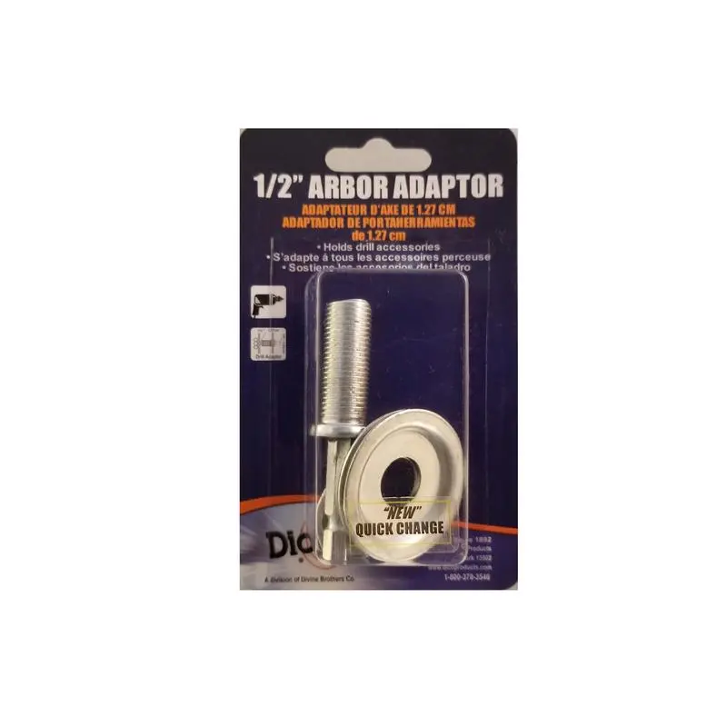 Dico 1/2 in. Arbor Adapter 1/4 in. Hex 1 pc. - Open Box